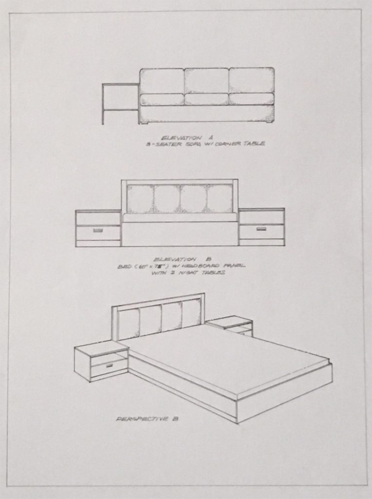 Designer's Plan Bed